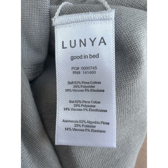 Lunya Restore fitted Pullover Midi Tank dress ambient heather Gray Sz L - Picture 13 of 15